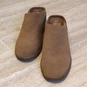 Toms Leather Suede Clogs 6